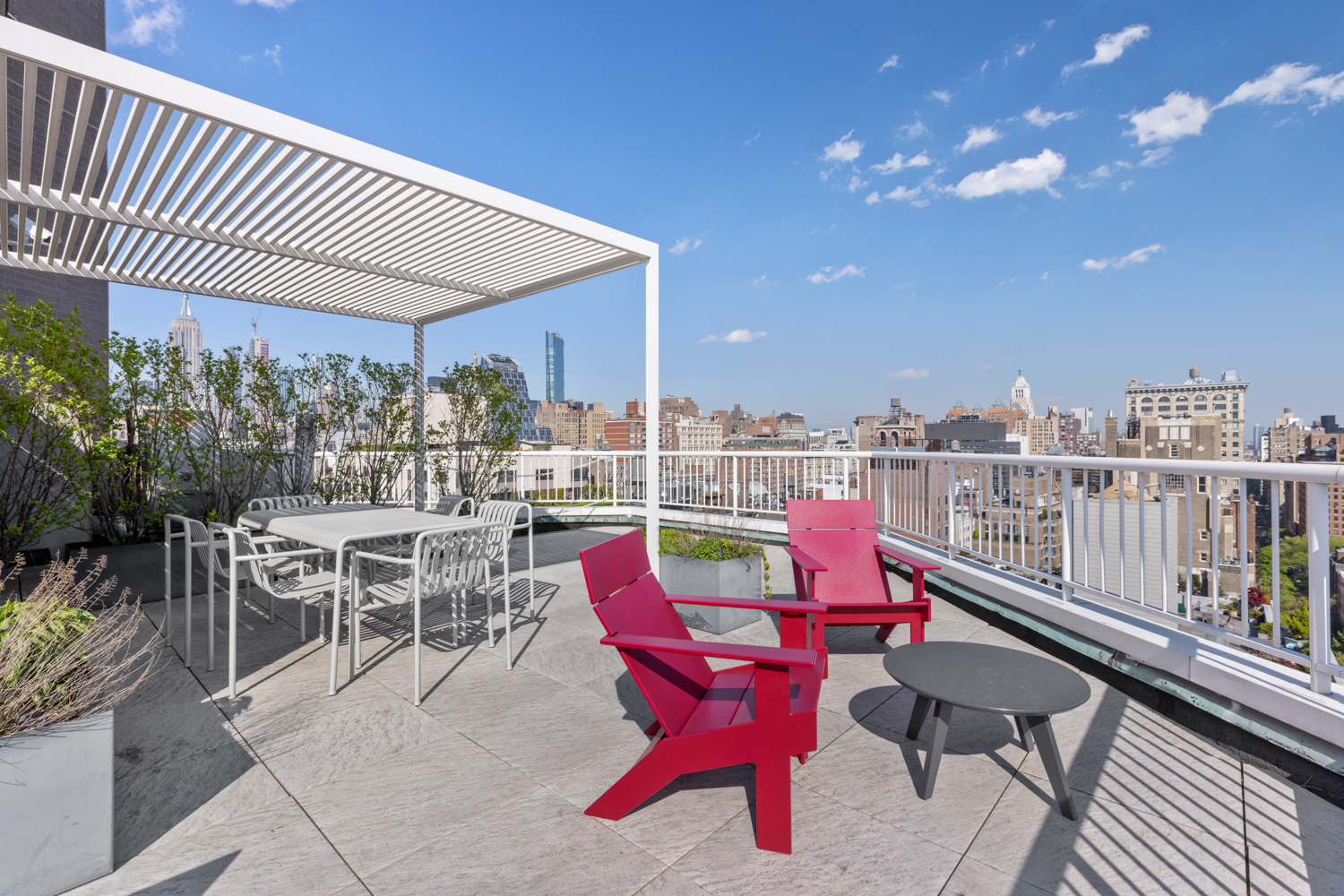 101 West 12th Street, Unit 5V Manhattan, NY 10011 - Photo 23 of 26 a view of a chairs and table in the terrace