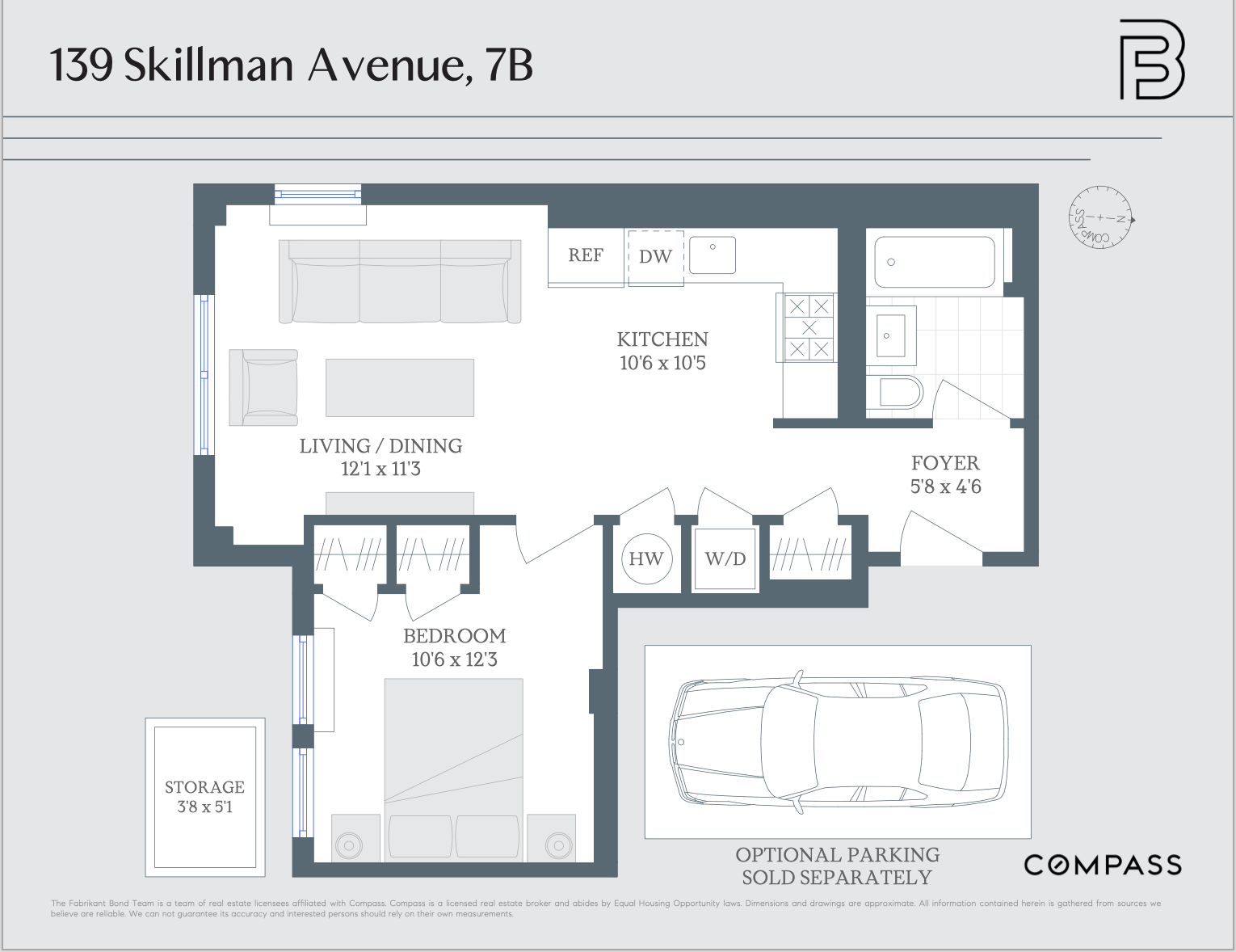 139 Skillman Avenue, Unit 7B Brooklyn, NY 11211 - Photo 12 of 12 a picture of a book and a bed