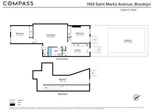 $3,100 | 1143 Saint Marks Avenue, Unit 1 | Weeksville