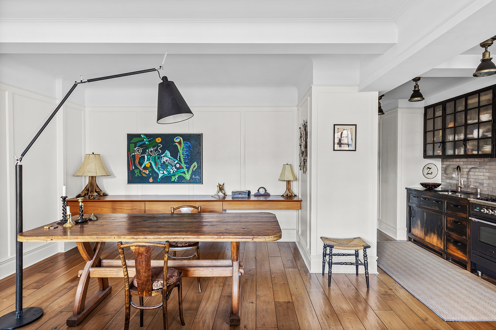 44 Gramercy Park North, Unit 8B Manhattan, NY 10010 - Photo 2 of 10 a view of dining room and wooden floor