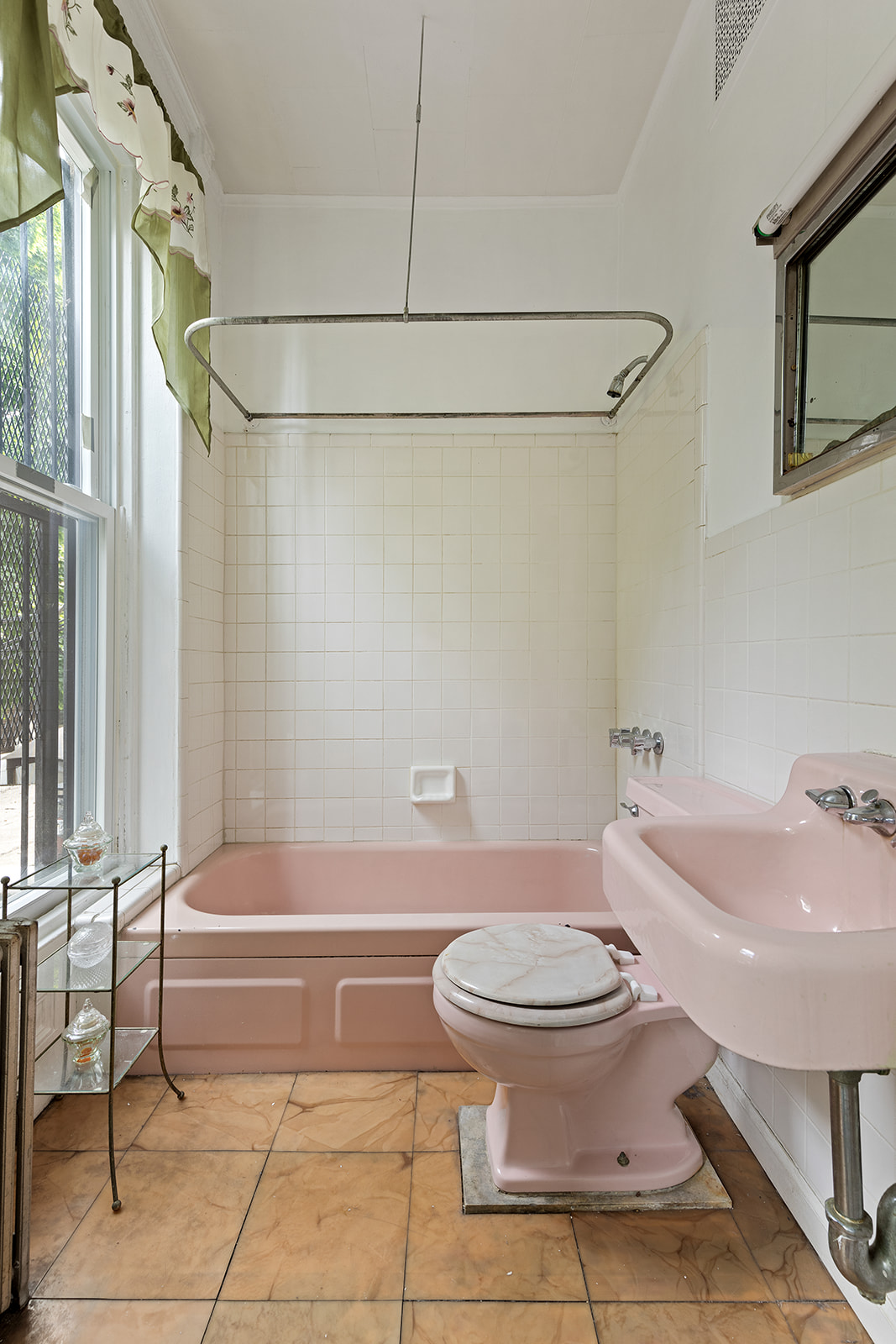 1599 A Pacific Street Brooklyn, NY 11213 - Photo 5 of 14 a bathroom with a sink toilet and shower