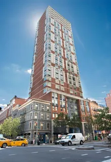 a front view of a building