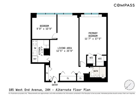 $865,000 | 185 West End Avenue, Unit 24H | Upper West Side