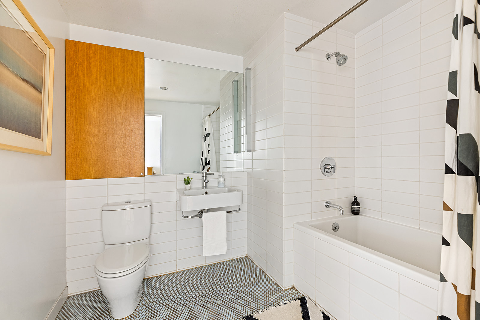 115 3rd Street, Unit 1 Brooklyn, NY 11231 - Photo 9 of 13 a bathroom with a sink a toilet and shower