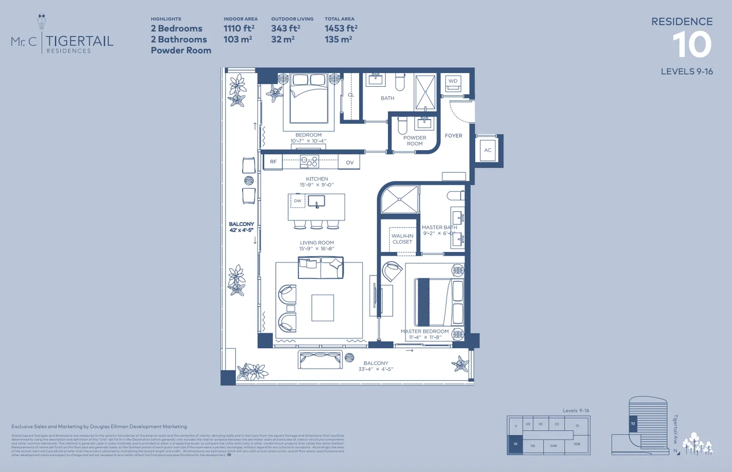 $1,650,000 | 2678 Tigertail Avenue, Unit 1110, Coconut Grove, FL 33133