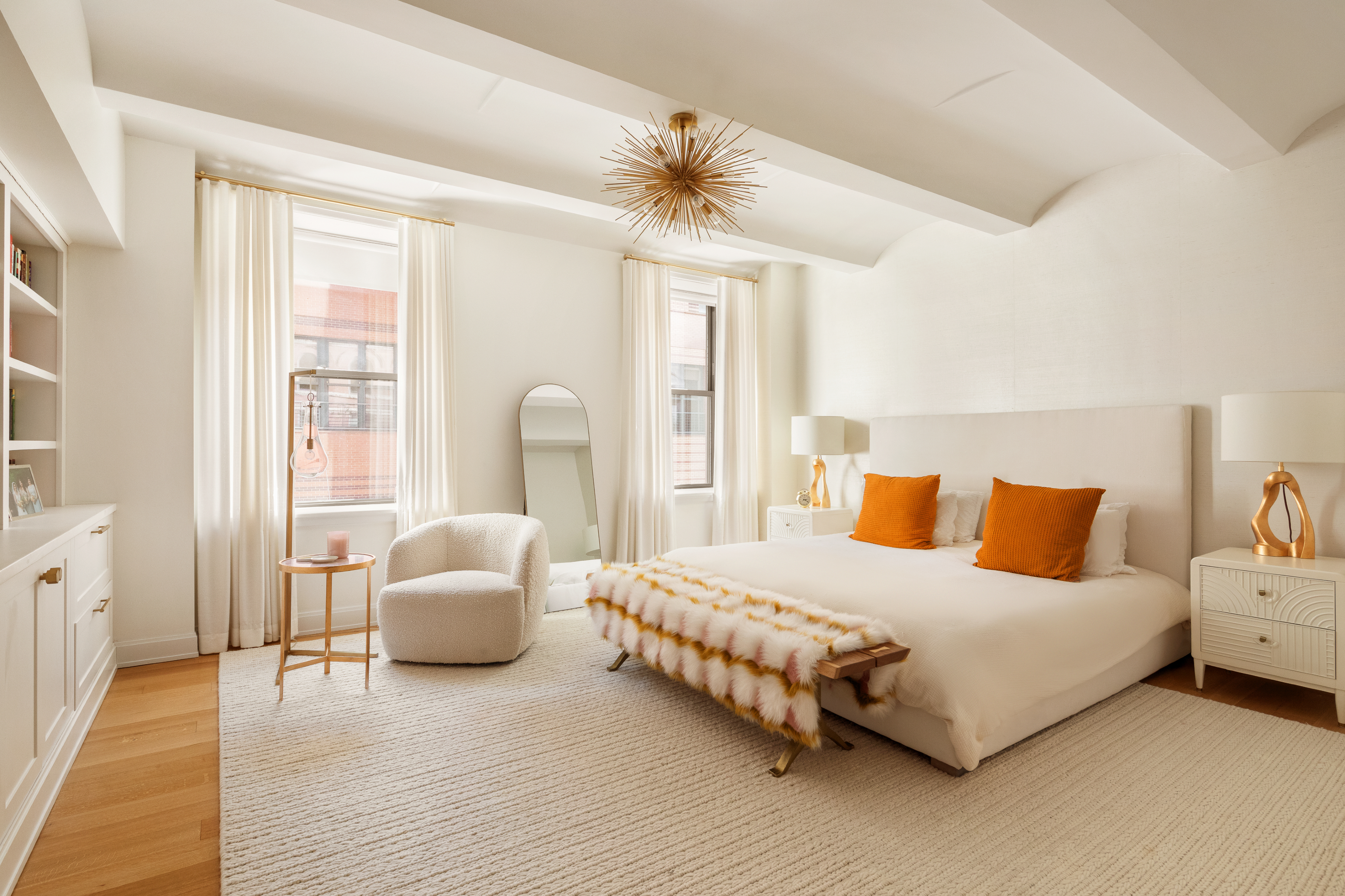 275 West 10th Street, Unit 3B Manhattan, NY 10014 - Photo 6 of 20 a bedroom with a bed couch and a window