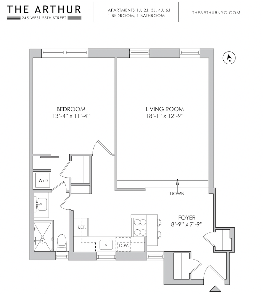 245 West 25th Street, Unit 4J Manhattan, NY 10001 - Photo 13 of 13