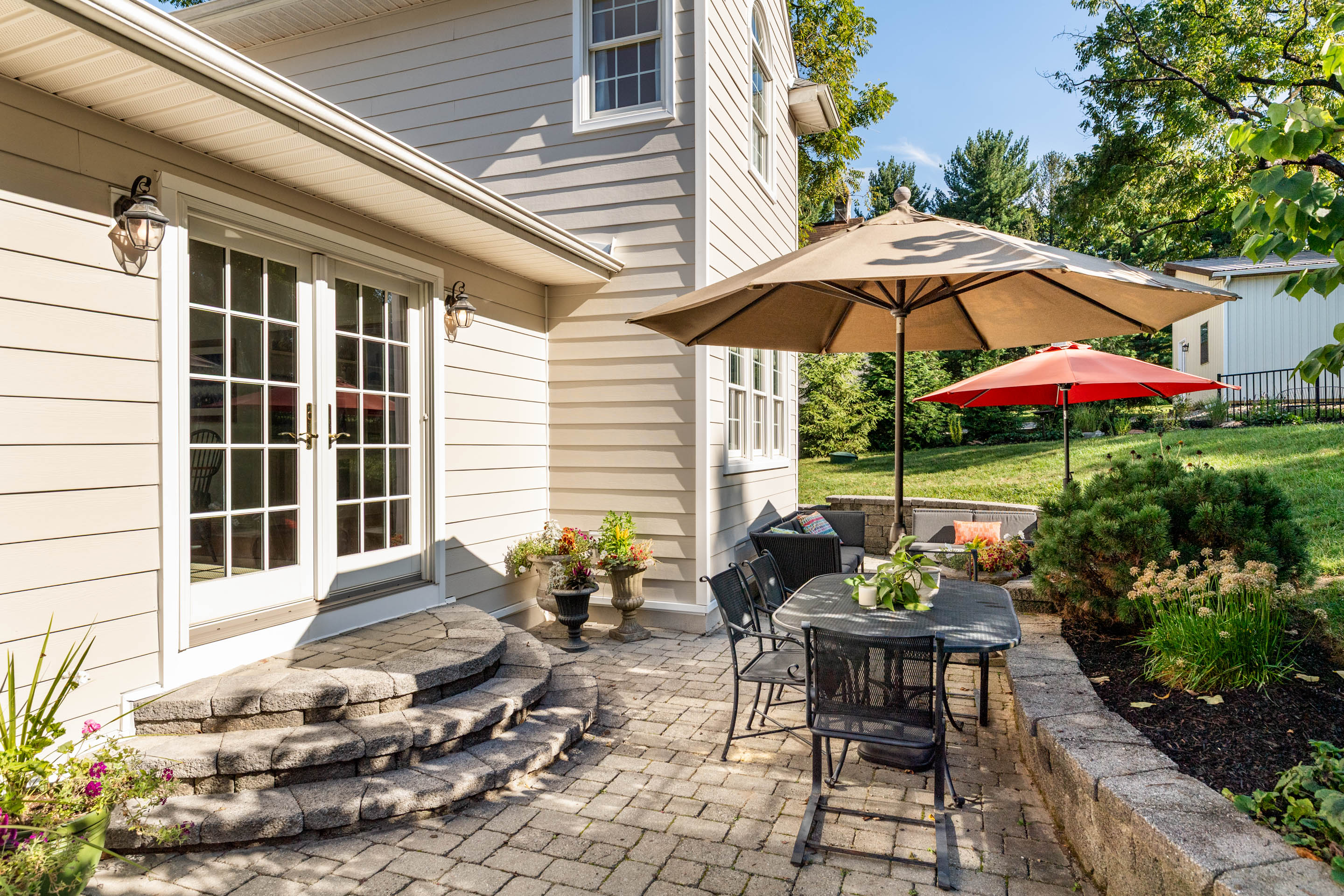 1136 Seaton Ross Road Wayne, PA 19087 - Photo 37 of 48 a view of a chairs and table in backyard
