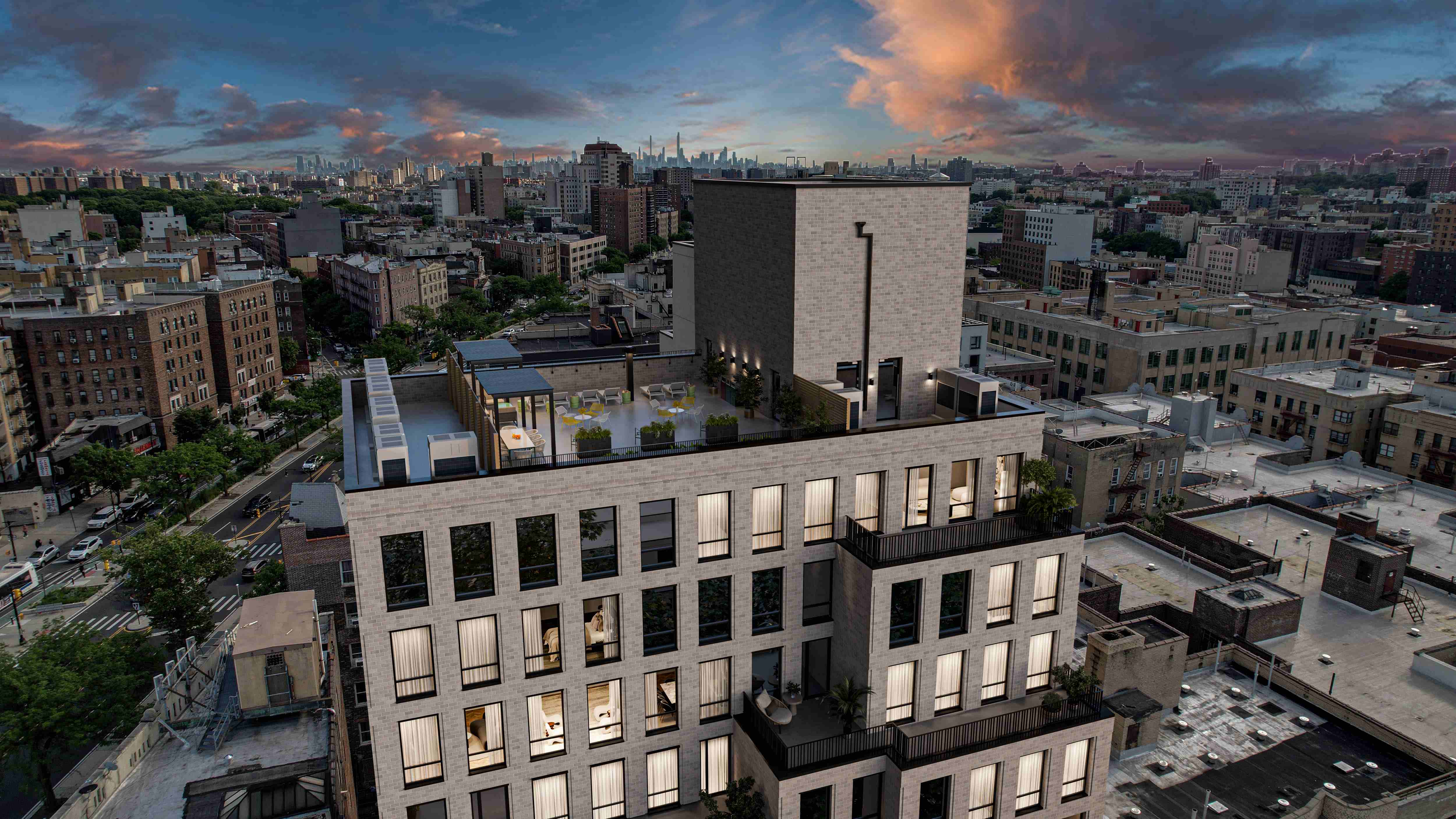 130 East 177th Street, Unit 8A Bronx, NY 10453 - Photo 7 of 16 a view of a city from a balcony