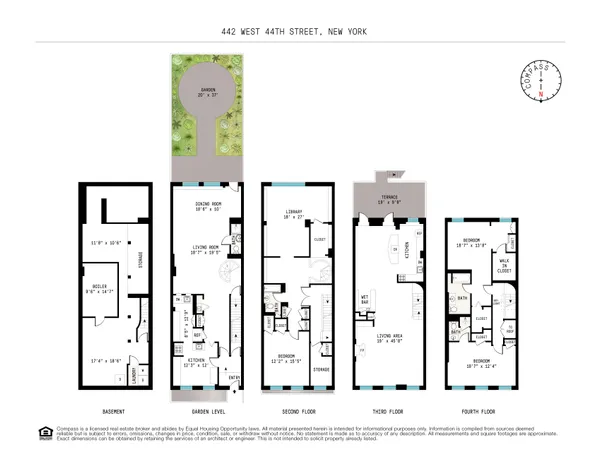 $6,200,000 | 442 West 44th Street | Hell's Kitchen