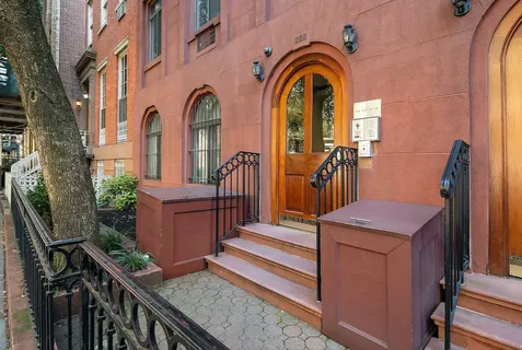 a view of a house with many windows