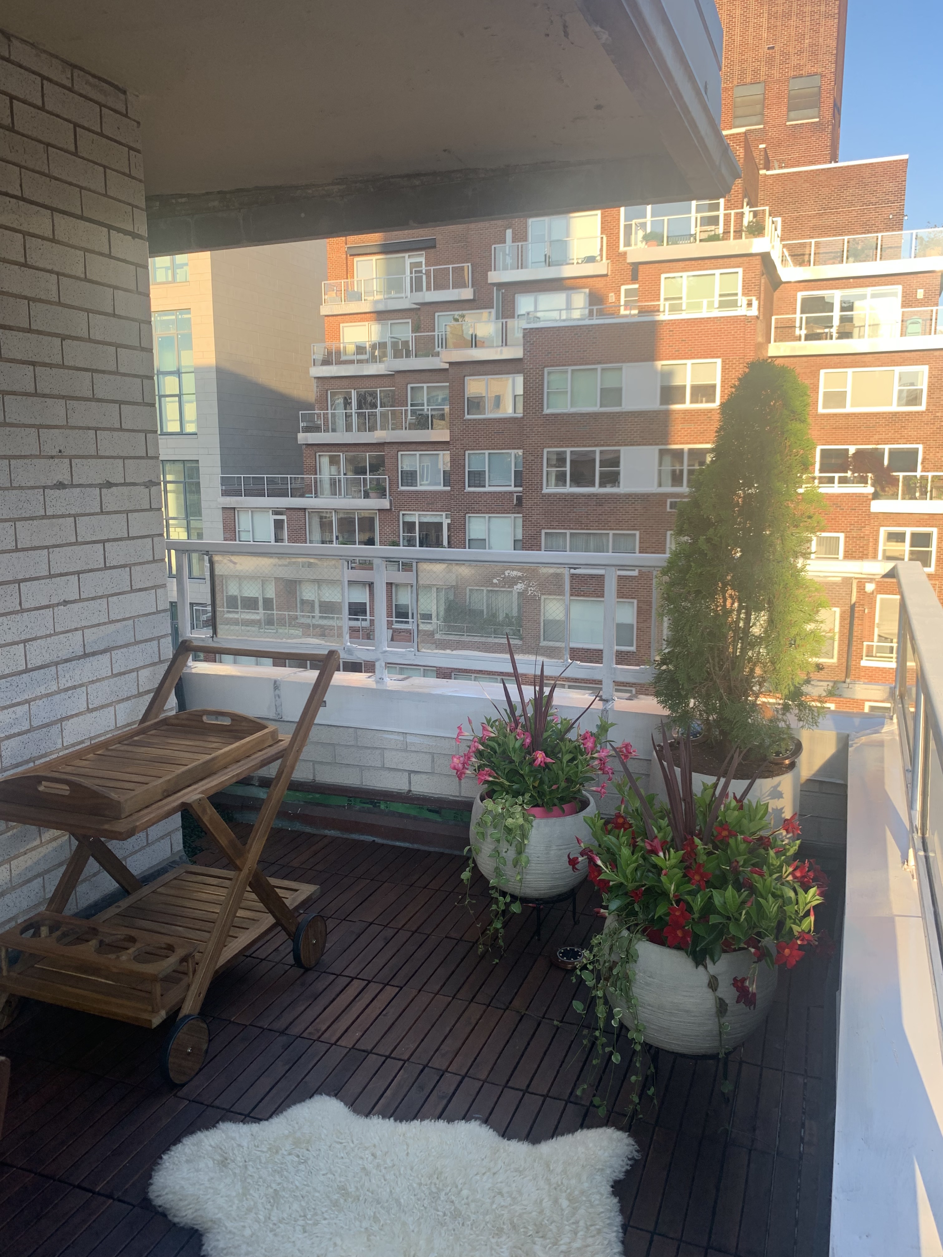 175 East 62nd Street, Unit 18B Manhattan, NY 10065 - Photo 13 of 18 a roof deck with table and potted plants