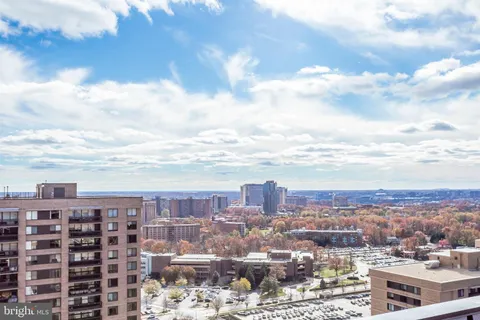 a view of a city with lots of buildings