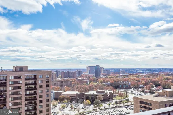 a view of a city with lots of buildings