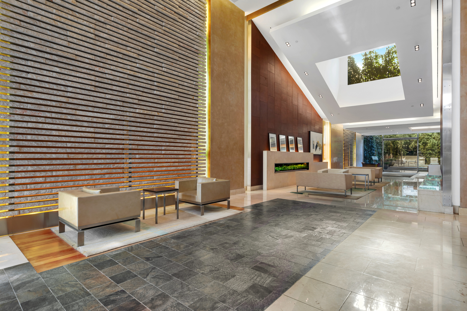 300 East 55th Street, Unit 28B Manhattan, NY 10022 - Photo 8 of 12 a view of living room filled with furniture and window