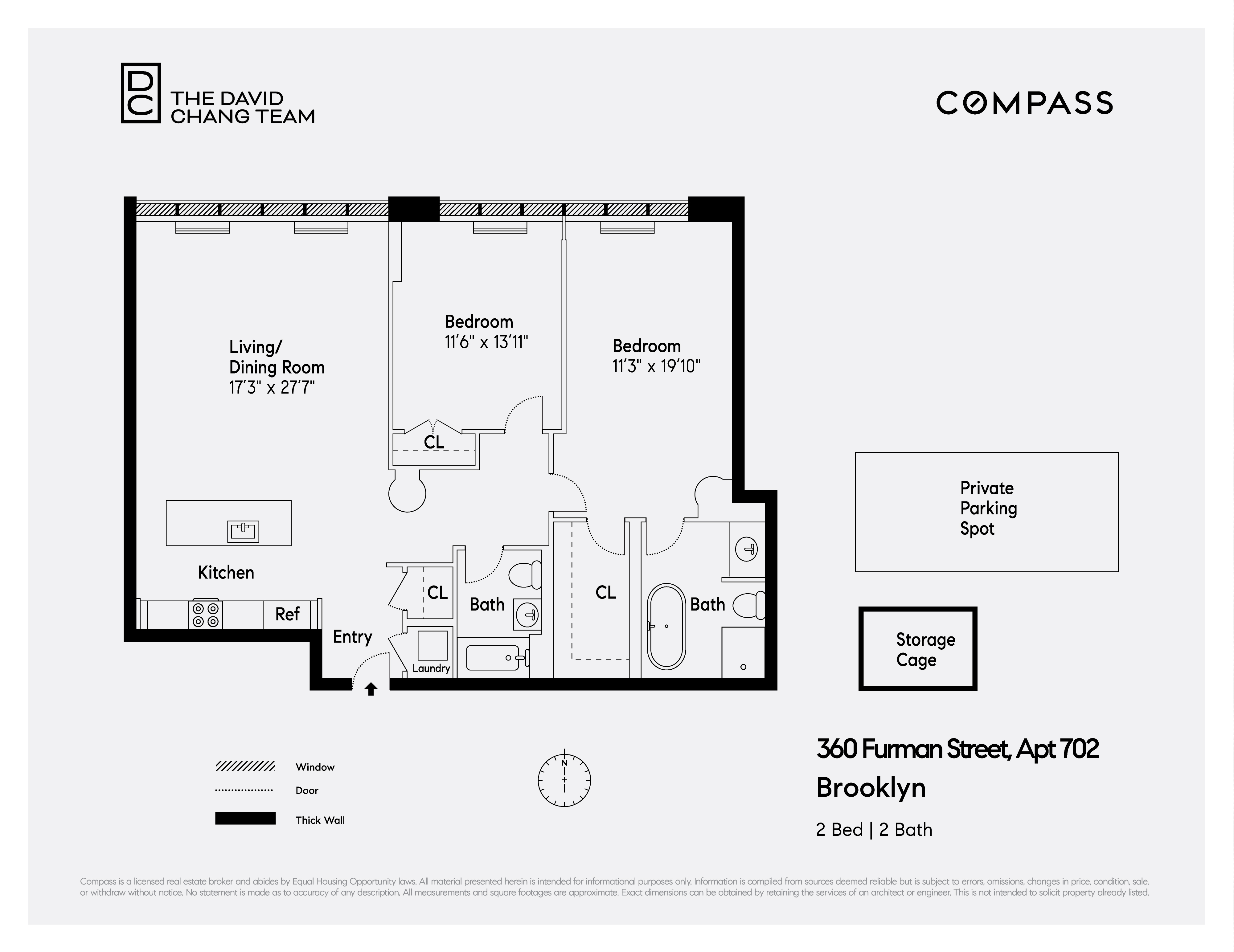 360 Furman Street, Unit 702 Brooklyn, NY 11201 - Photo 28 of 28 a picture of a wall with a white wall and a white wall
