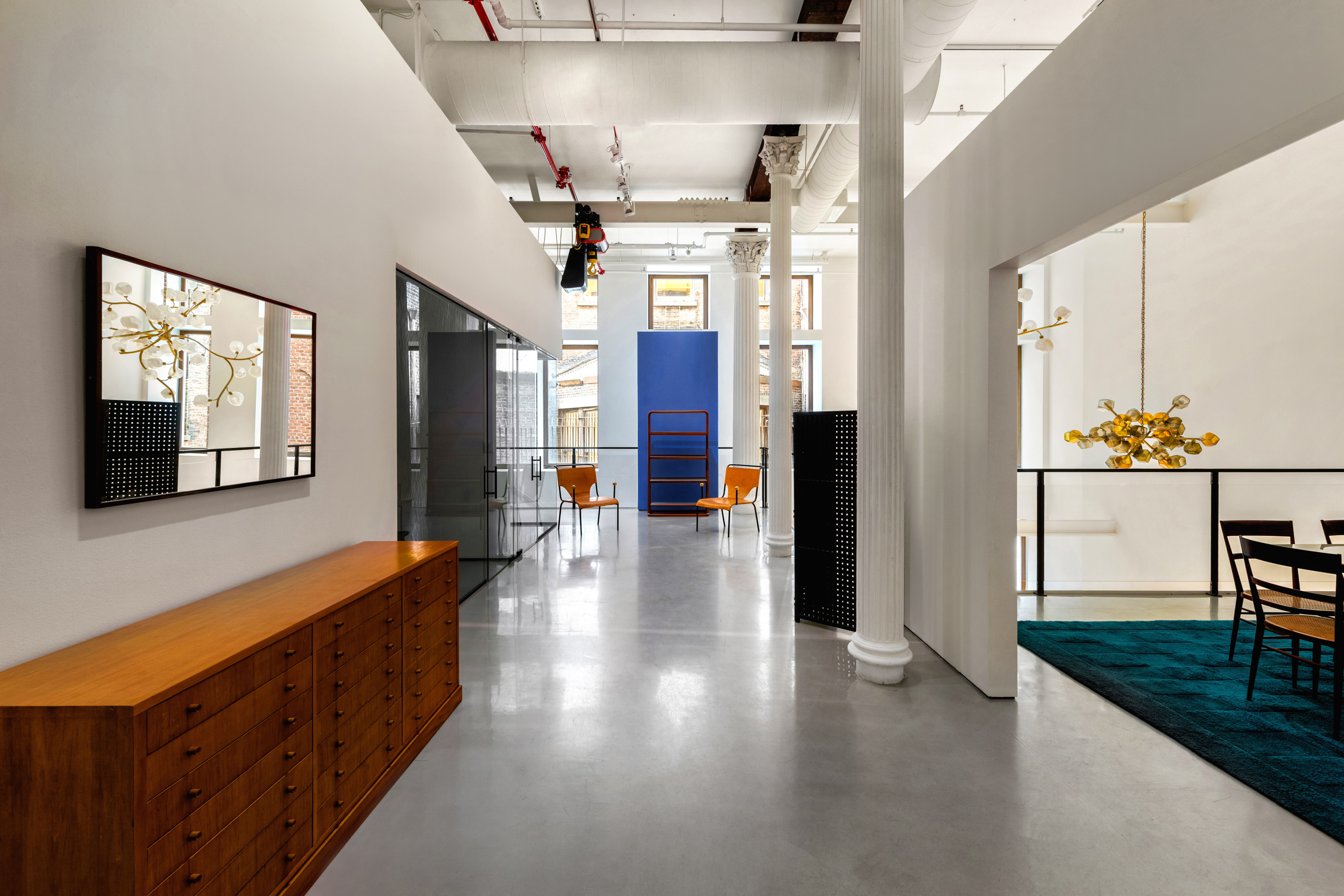 64 White Street, Unit RETAIL Manhattan, NY 10013 - Photo 6 of 21 a lobby with furniture and chandelier