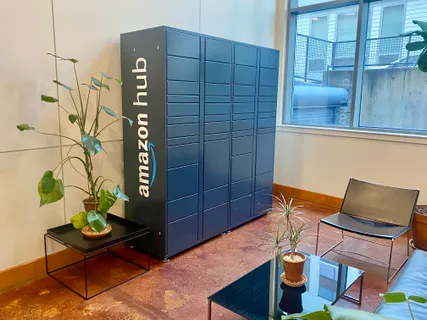 a view of a storage room