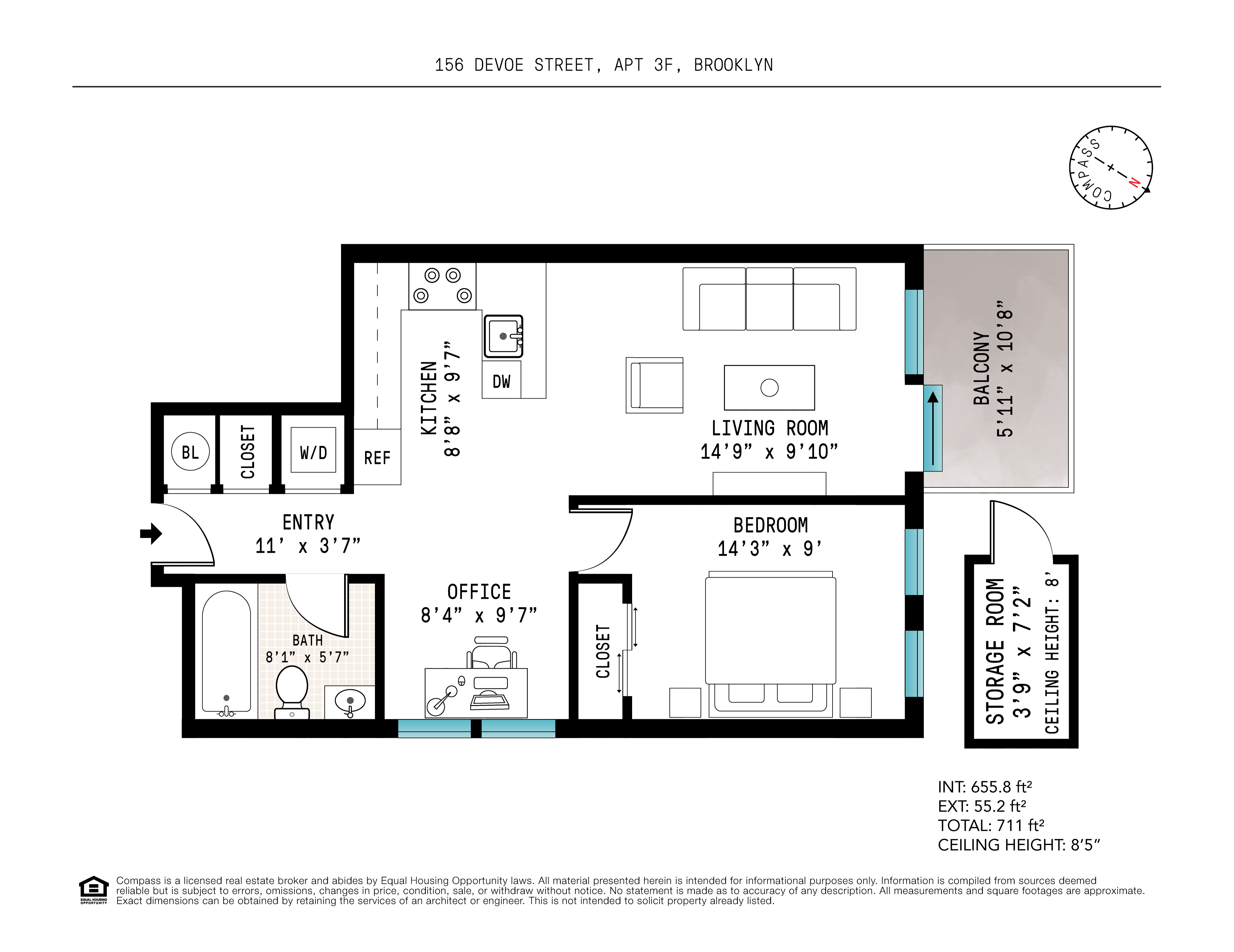 156 Devoe Street, Unit 3F Brooklyn, NY 11211 - Photo 9 of 9 unknown