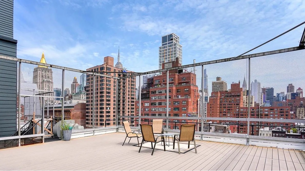 215 East 24th Street, Unit 602 Manhattan, NY 10010 - Photo 7 of 8 a view of balcony with city view