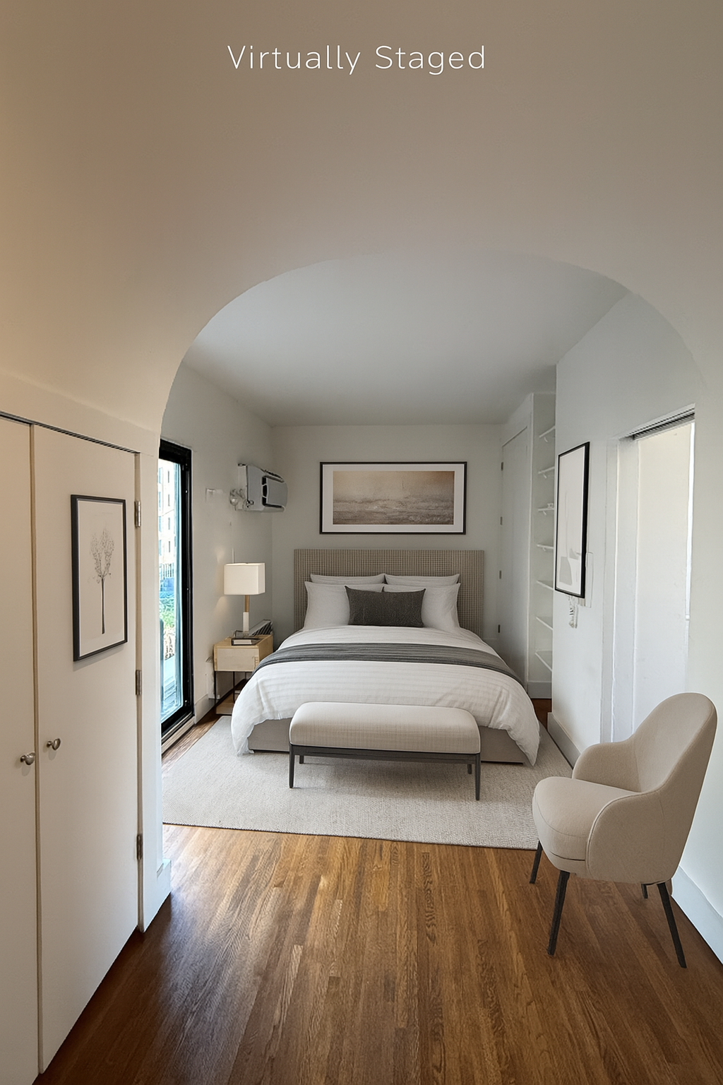 455 Park Avenue South, Unit PH1 Manhattan, NY 10016 - Photo 6 of 17 a bed room with a bed and chair