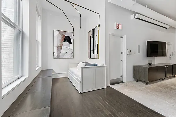 a view of a living room