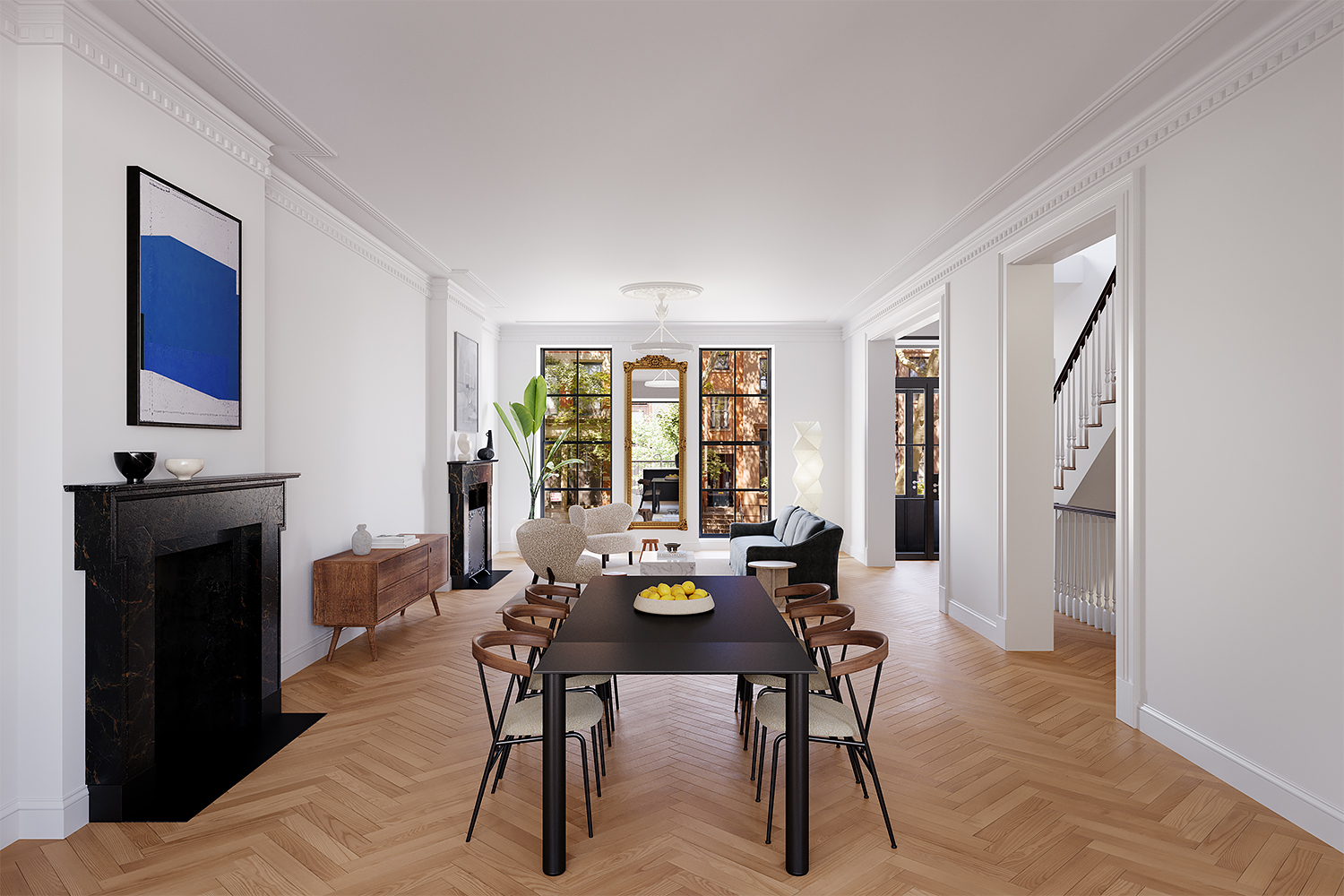 126 Pacific Street Brooklyn, NY 11201 - Photo 2 of 16 a view of a dining room with furniture and window