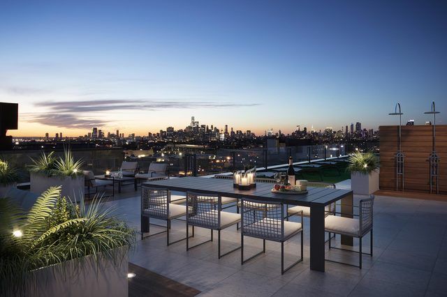 575 4th Avenue, Unit 3F Brooklyn, NY 11215 - Photo 11 of 15 a terrace with outdoor seating and city view