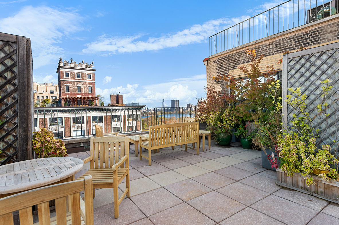 225 Central Park West, Unit 416 Manhattan, NY 10024 - Photo 9 of 16 a view of a chairs and table in patio