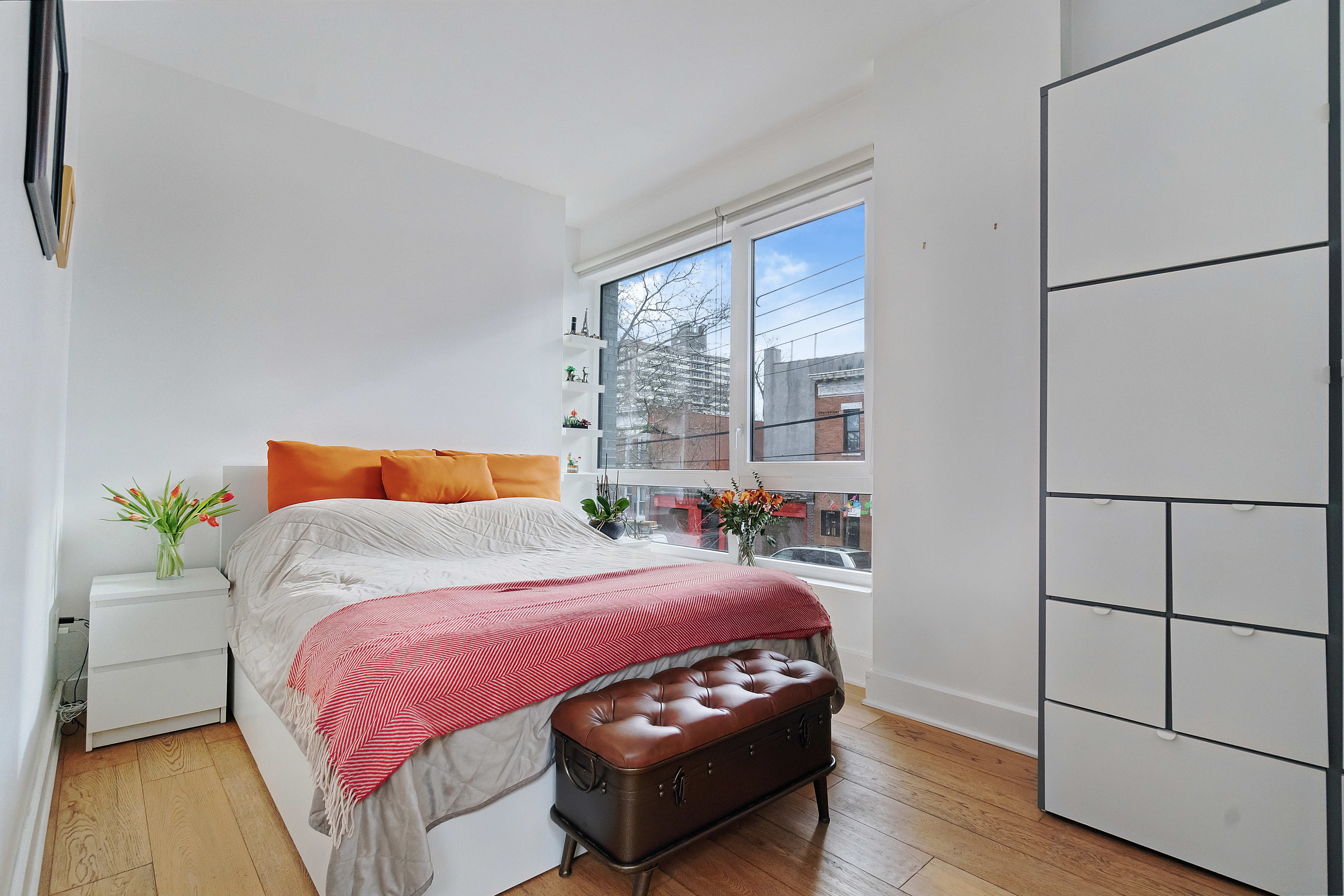401 Rutland Road, Unit 2C Brooklyn, NY 11203 - Photo 4 of 13 a bedroom with a bed and a window