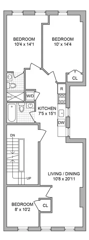 $4,000 | 1414 Jefferson Avenue, Unit 2 | Bushwick