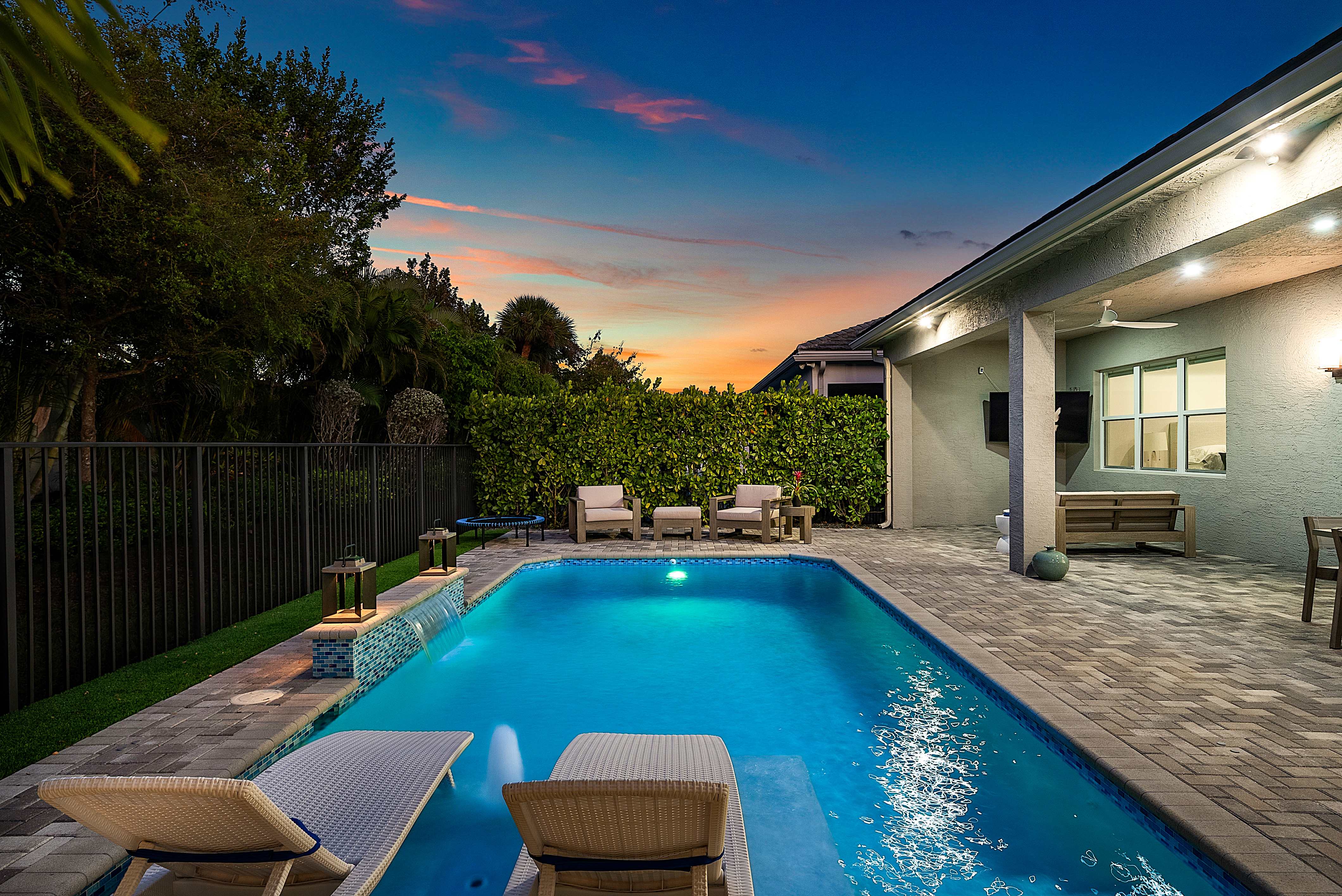 13172 Whistler Mountain Road Delray Beach, FL 33446 - Photo 26 of 38 a view of swimming pool with seating space