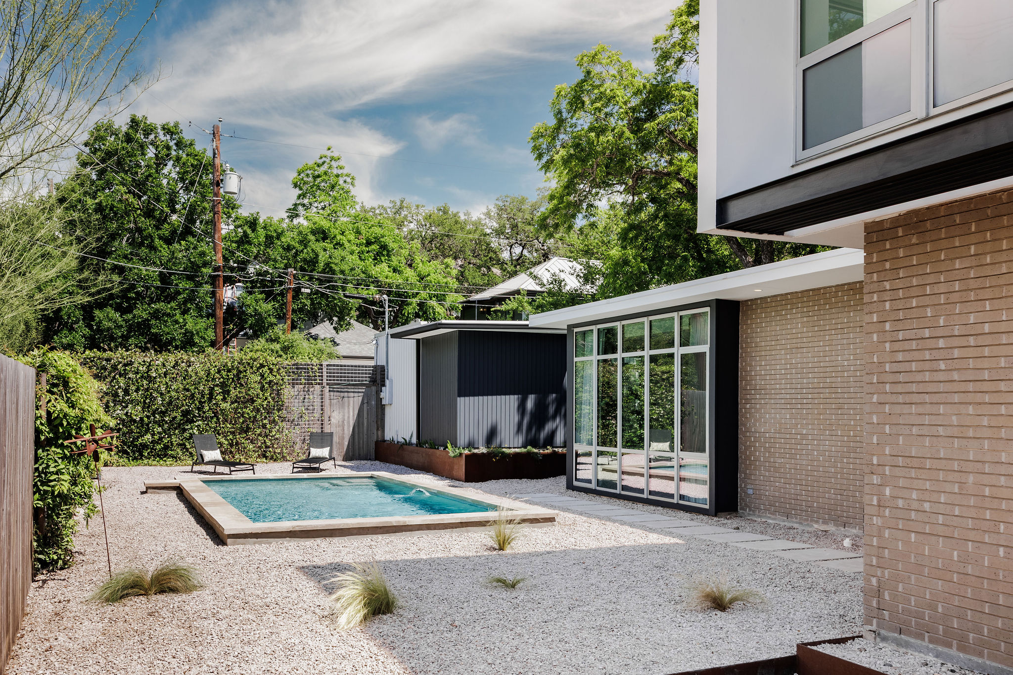 1801 Nickerson Street Austin, TX 78704 - Photo 44 of 44 a backyard of a house with lots of green space
