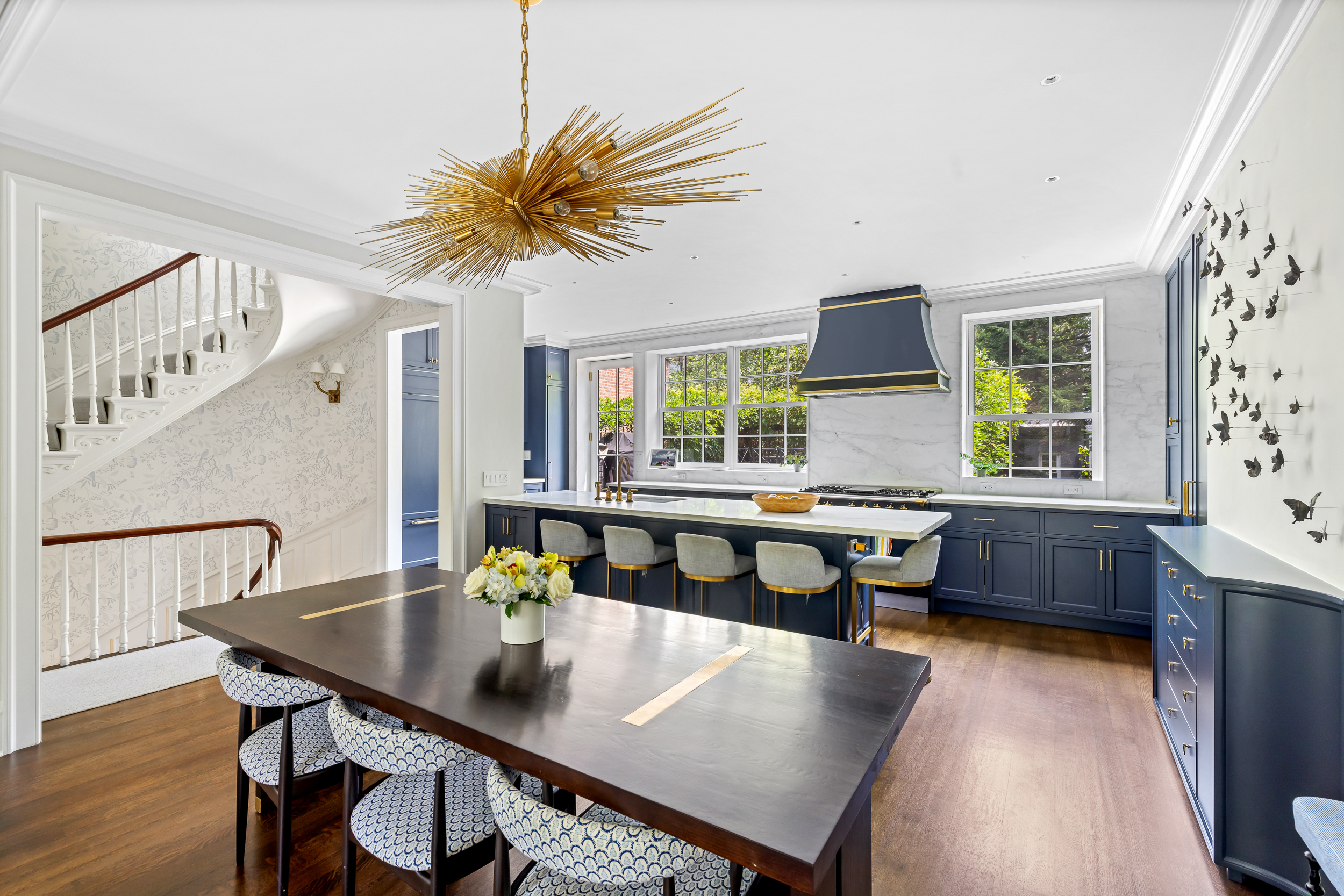 13 Garden Place, Unit B Brooklyn, NY 11201 - Photo 3 of 22 a view of a dining room with furniture window and wooden floor