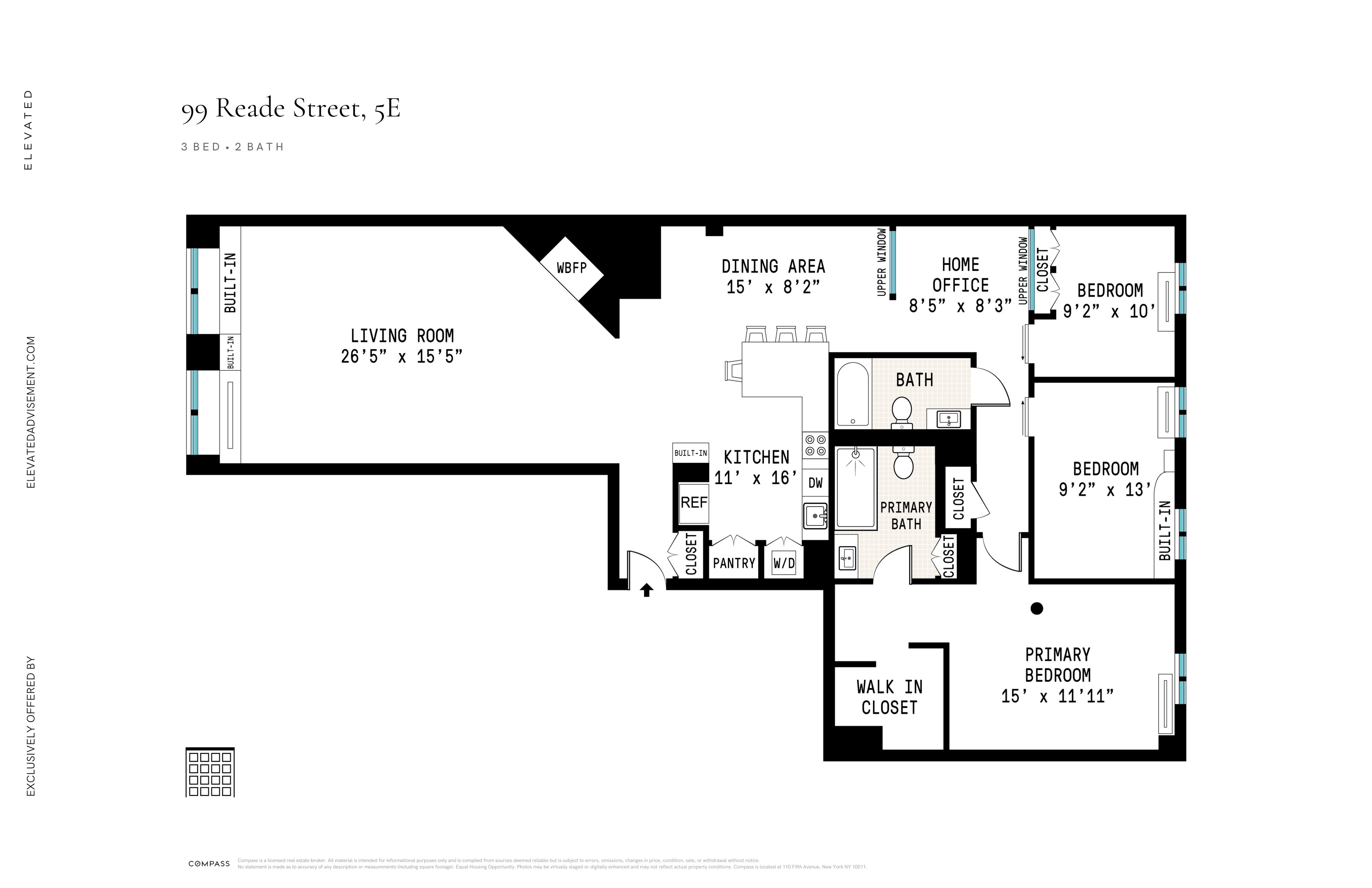 99 Reade Street, Unit 5E Manhattan, NY 10013 - Photo 13 of 13 unknown