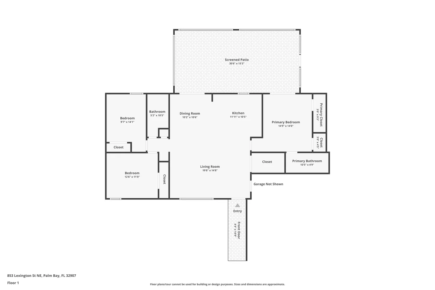 $285,000 | 853 Lexington Street Northeast, Palm Bay, FL 32907
