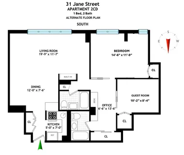 $2,028,000 | 31 Jane Street, Unit 2CD | West Village