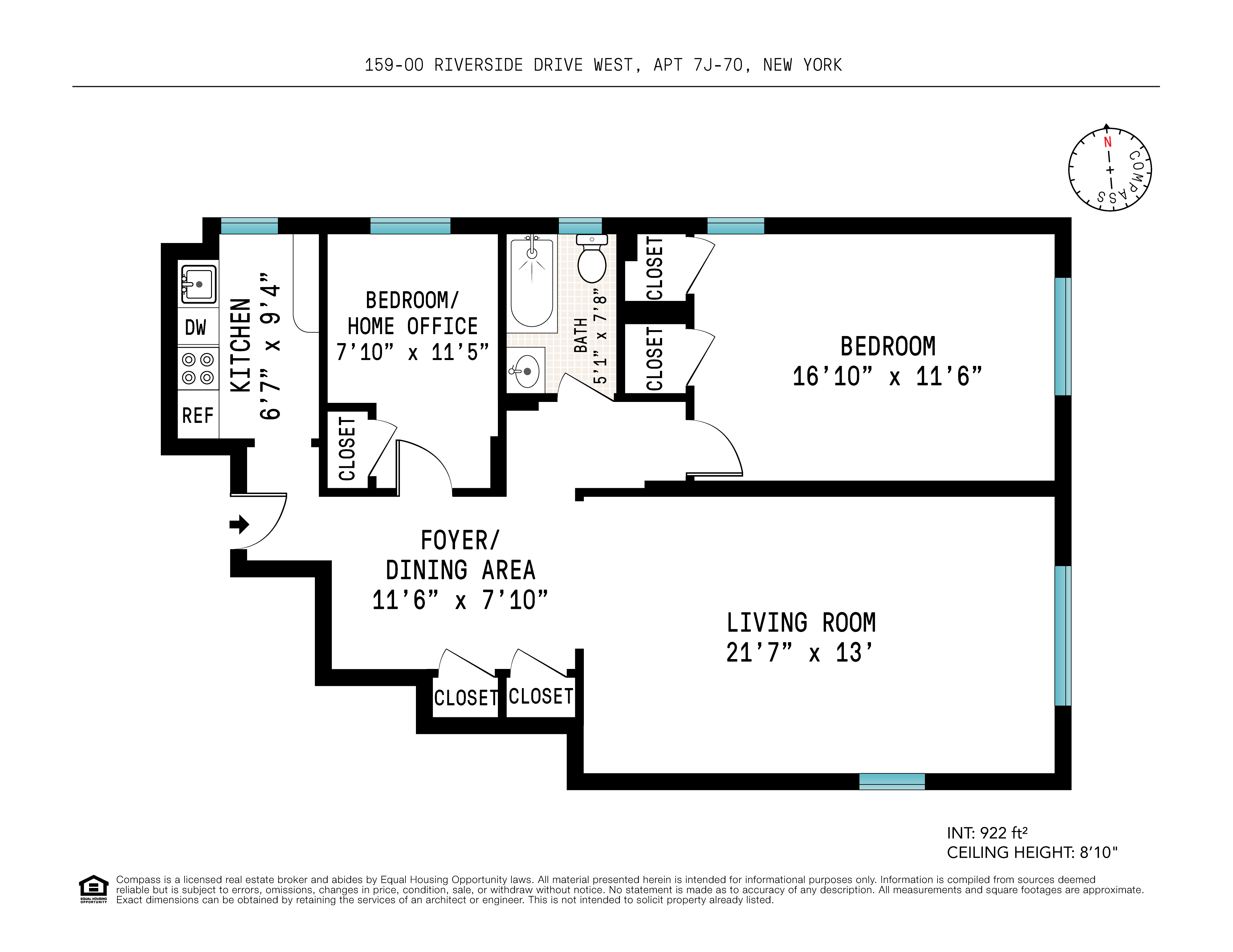 159-00 Riverside Drive West, Unit 5J70 Manhattan, NY 10032 - Photo 18 of 18
