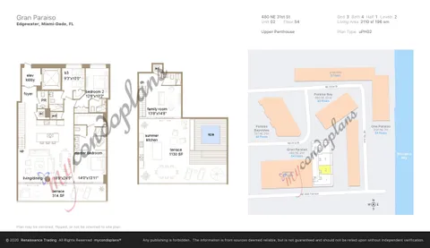 $4,500,000 | 480 Northeast 31st Street, Unit PH5402, Miami, FL 33137