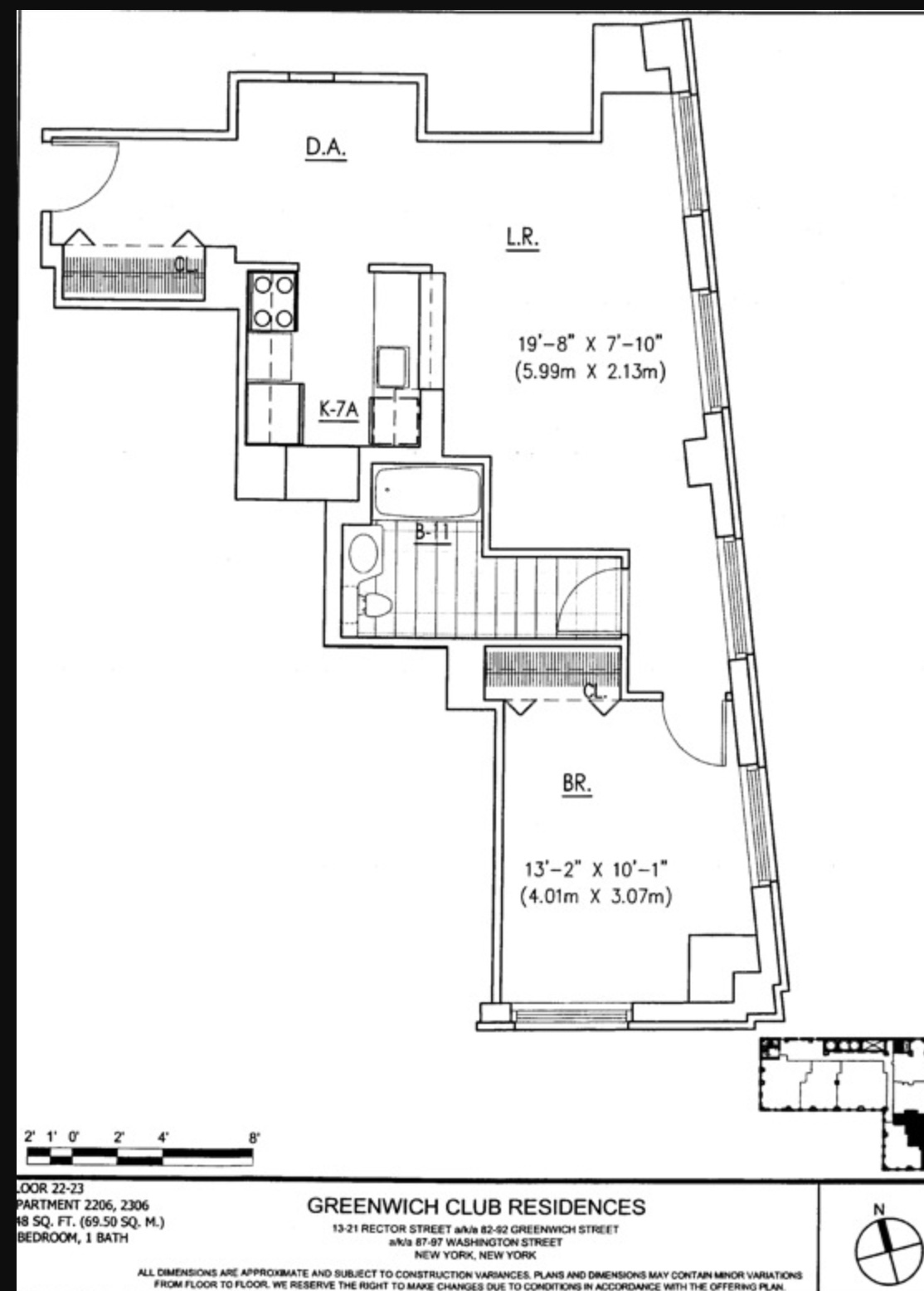 88 Greenwich Street, Unit 2206 Manhattan, NY 10006 - Photo 16 of 16 a picture of a park