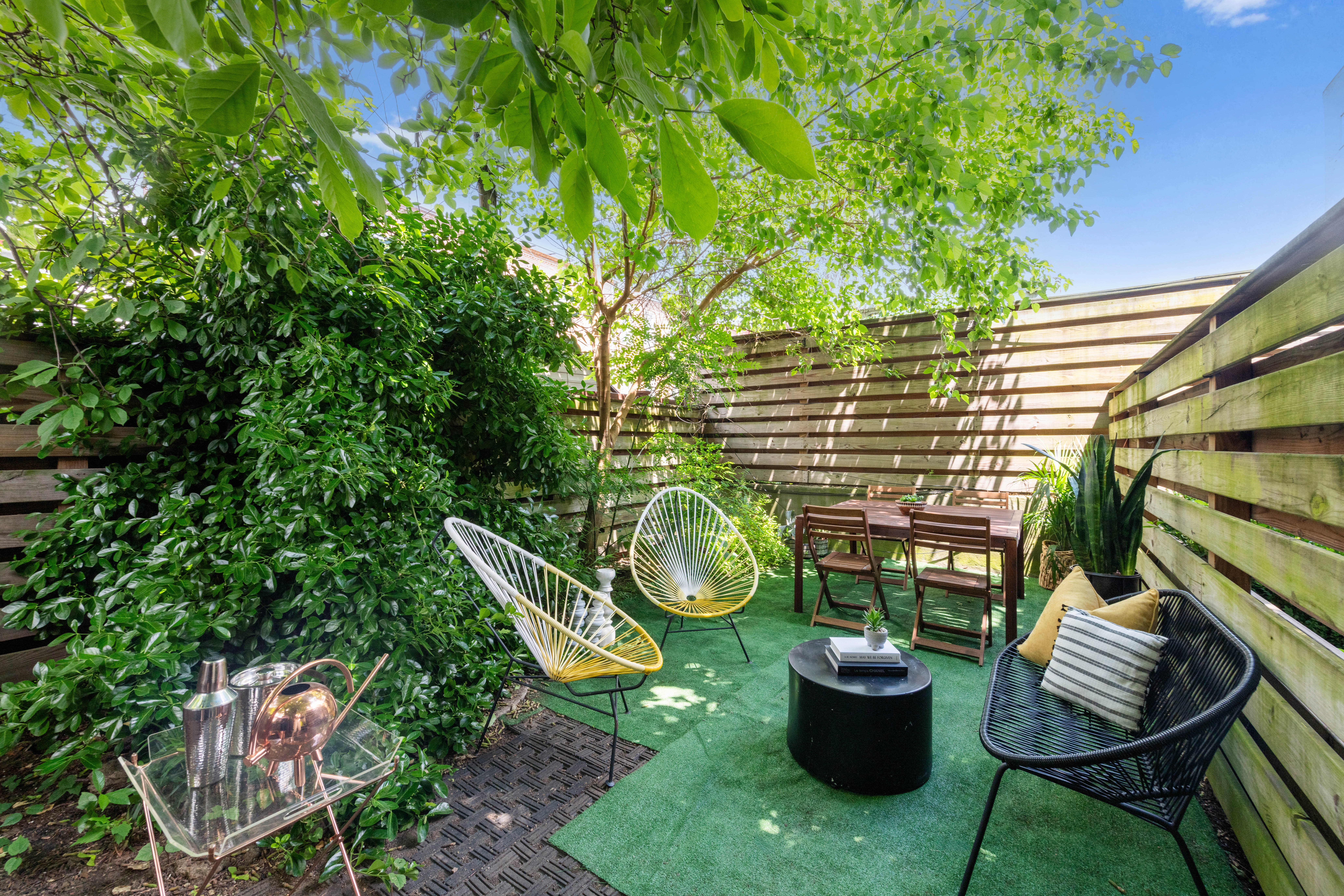 875 Saint Marks Avenue, Unit 1B Brooklyn, NY 11213 - Photo 7 of 9 a view of yard with seating space