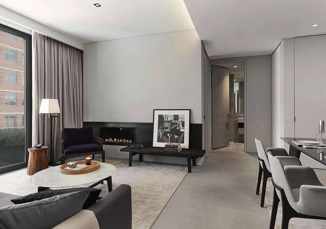 522 West 29th Street, Unit 4D Manhattan, NY 10001 - Photo 2 of 12 a living room with furniture and wooden floor