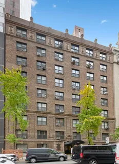 a front view of a building