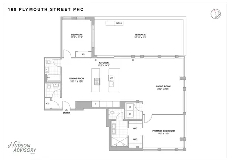 $3,846,000 | 168 Plymouth Street, Unit PHC | DUMBO