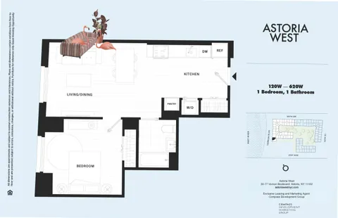 $4,545 | 30-77 Vernon Boulevard, Unit 520W | Astoria