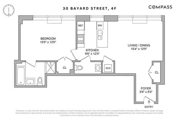 $5,800 | 30 Bayard Street, Unit 4F | Williamsburg