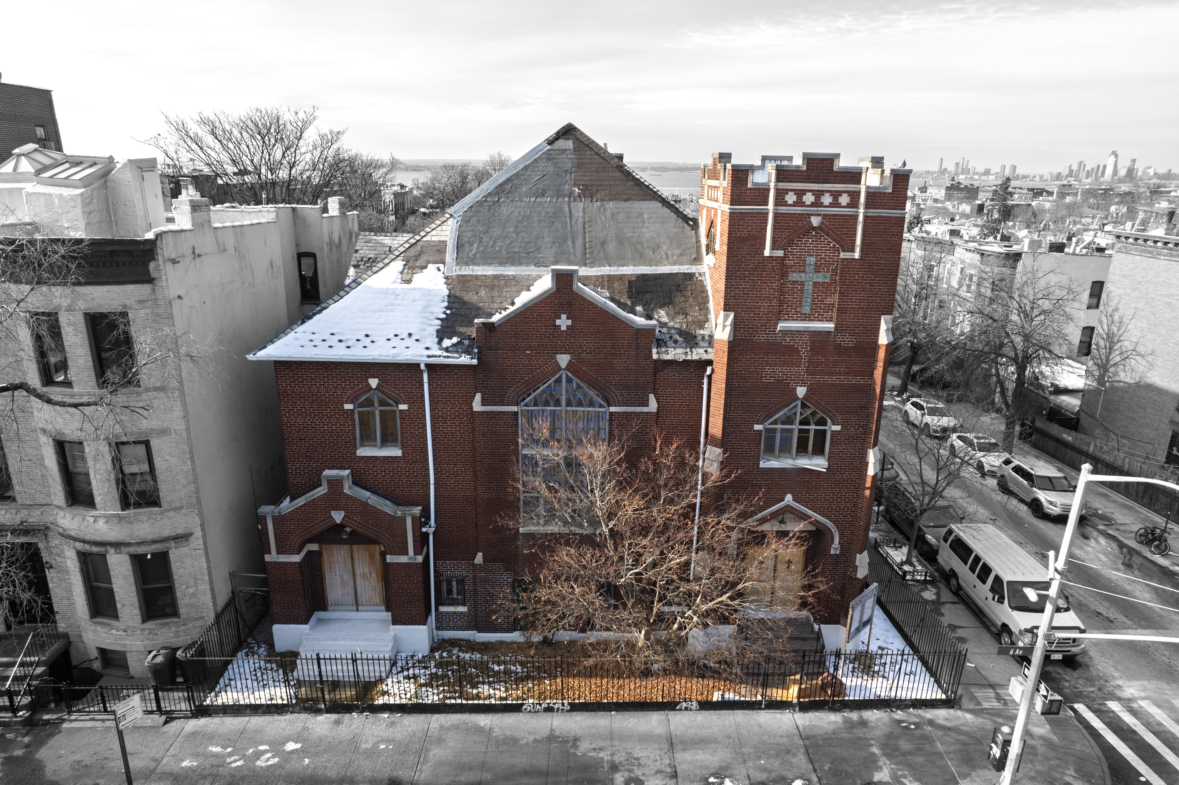 4802 6th Avenue Brooklyn, NY 11220 - Photo 16 of 21 a view of a house with a garden