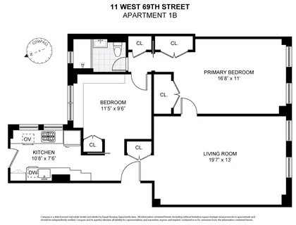 $1,250,000 | 11 West 69th Street, Unit 1B | Upper West Side