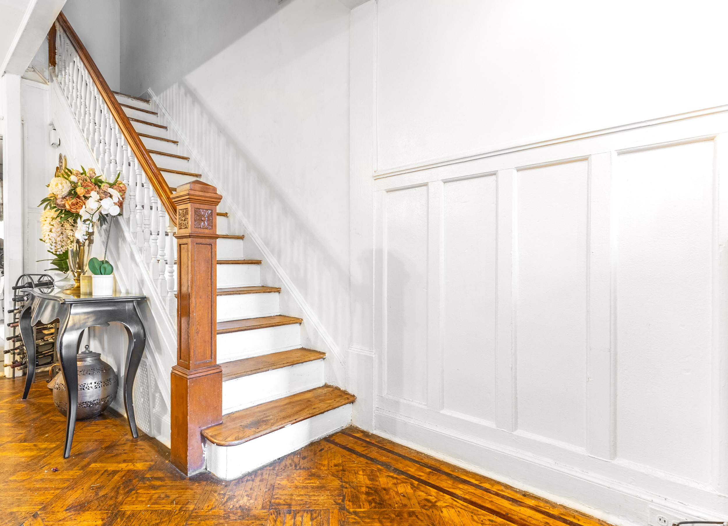 201 Maple Street Brooklyn, NY 11225 - Photo 8 of 21 a view of entryway with wooden floor