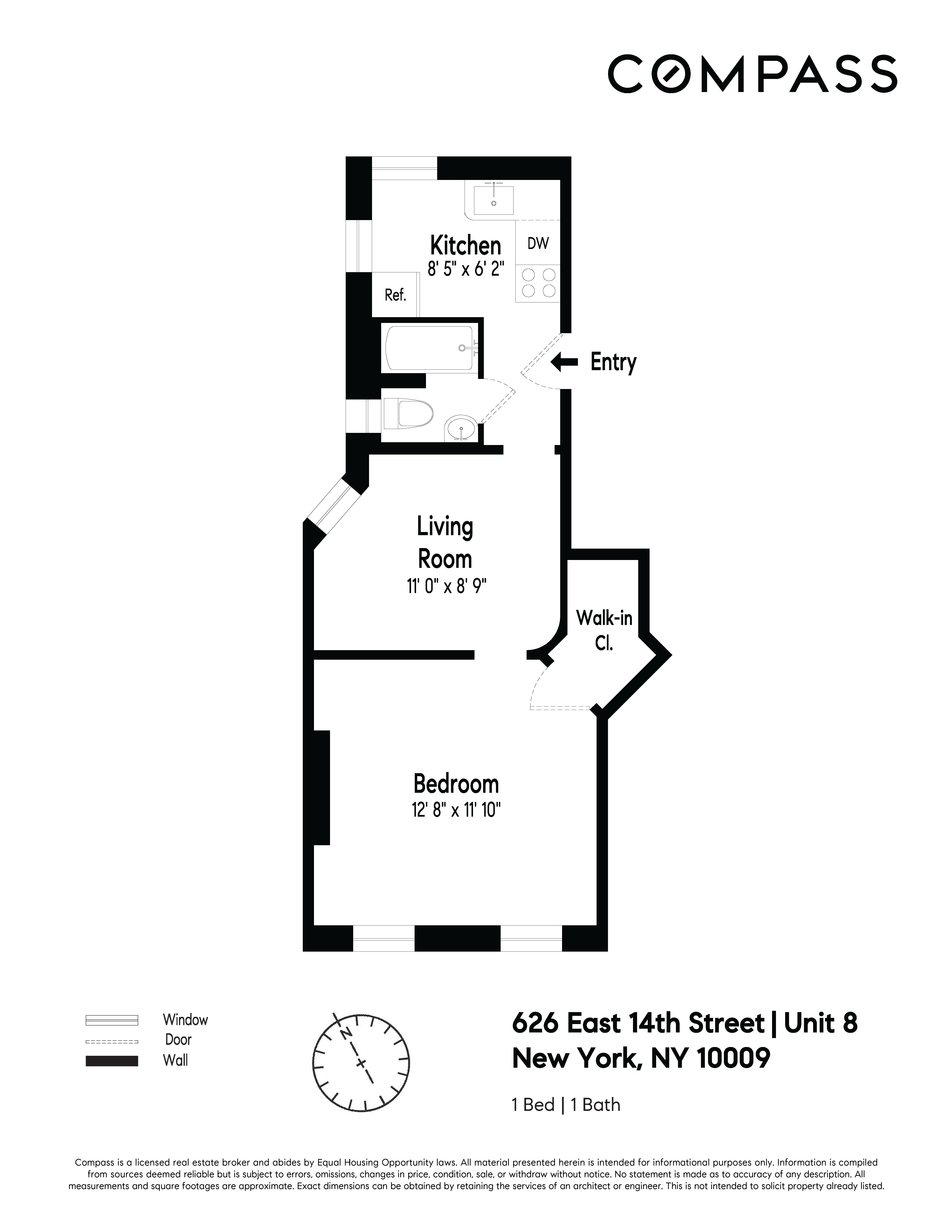 626 East 14th Street, Unit 8 Manhattan, NY 10009 - Photo 14 of 14 a picture of a book and a bed